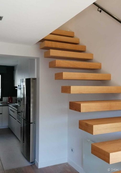 Escalier Flottant - Escalier Flottant en bois